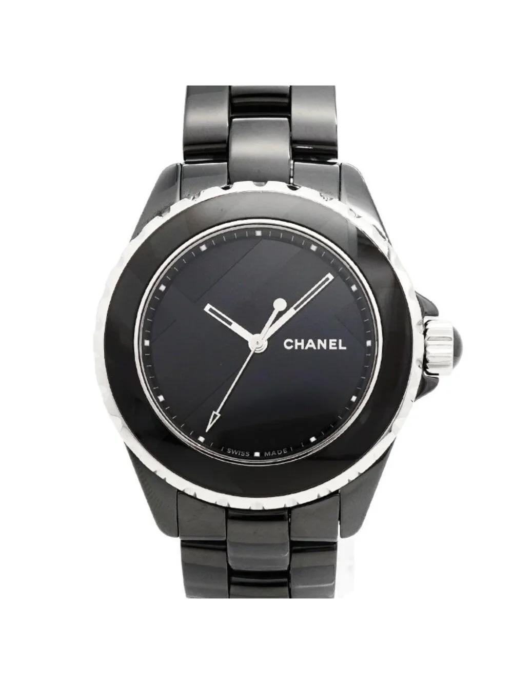 Chanel Untitled Black Dial Watch